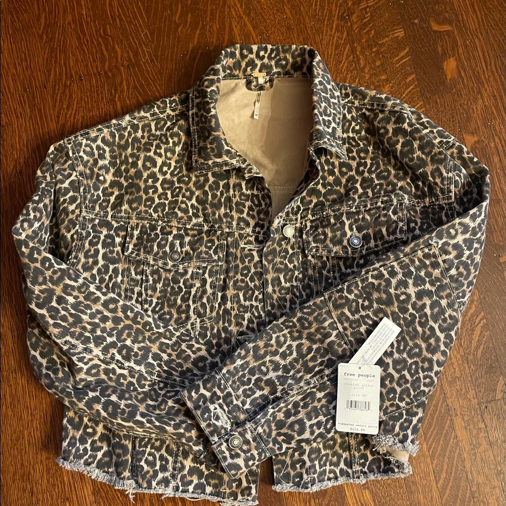 COPY - Free People Cheetah Animal Print Jacket